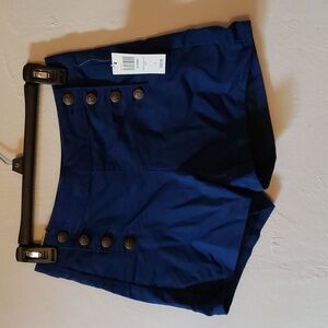 Lovesick | Sailor Hi Waist Pin-Up Style Navy Short | 3 | NWT